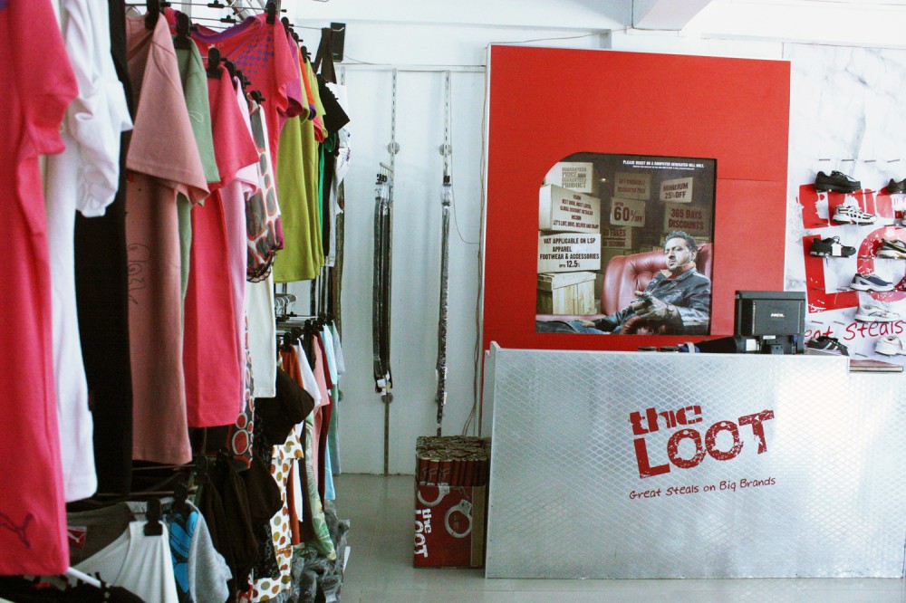 A range of clothes and accessories displayed at ‘The Loot store’ which was recently relocated to Highland complex, Circular road Dimapur.